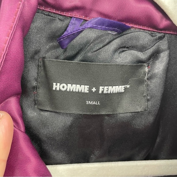 Homme + Femme x White Claw windbreaker claw breaker jacket purple green patches - Picture 9 of 10